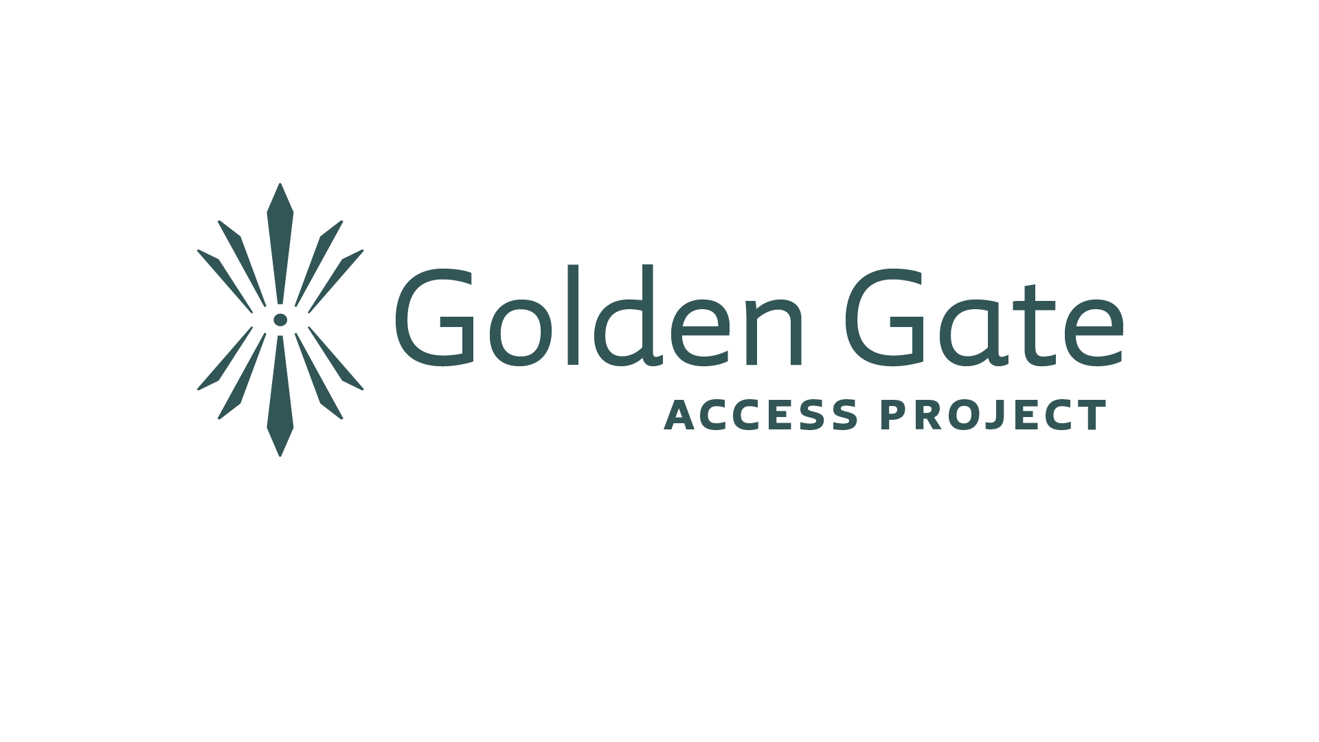 logo in dark green with same color type.