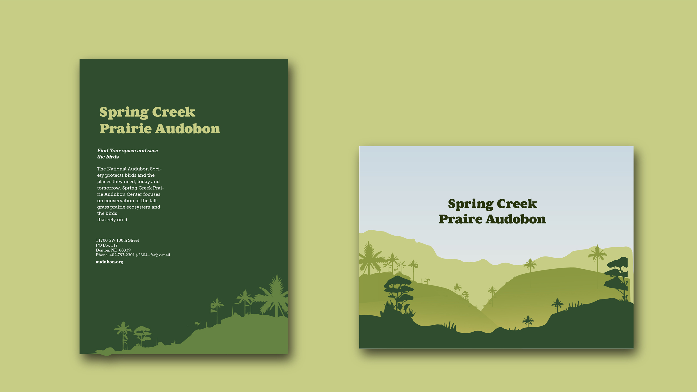 Spring Creek handbill design